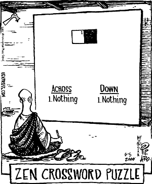 Zen Crossword Puzzle