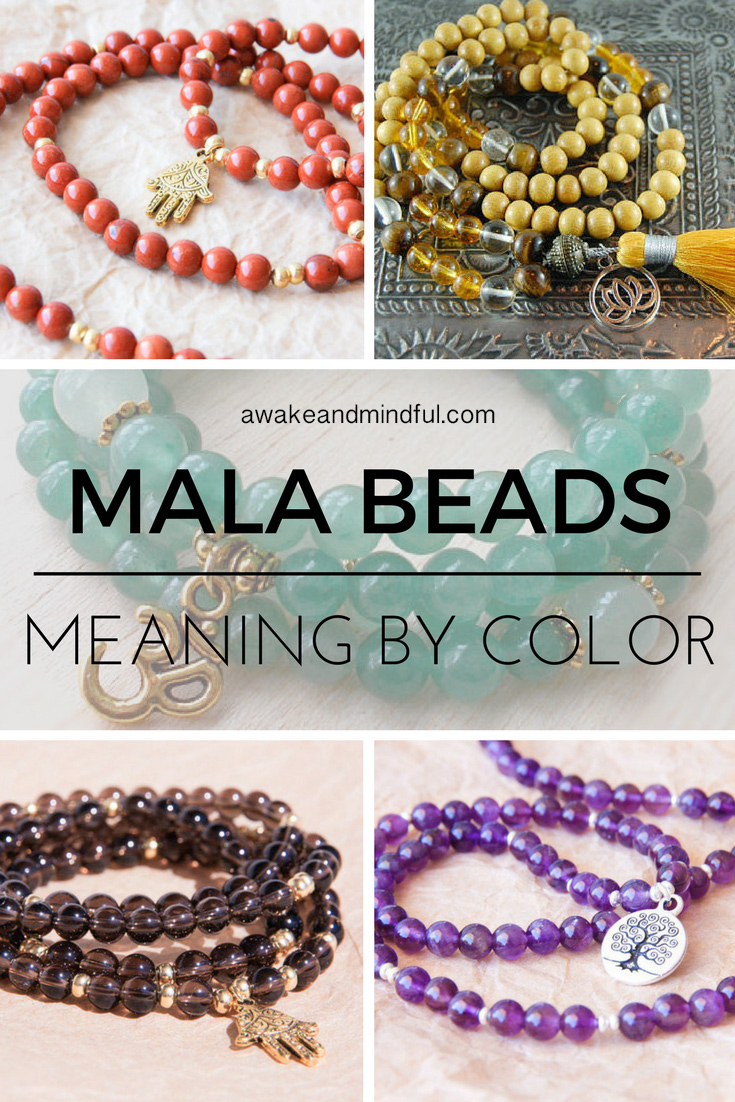 What are Mala Meditation Beads Meanings by Color?